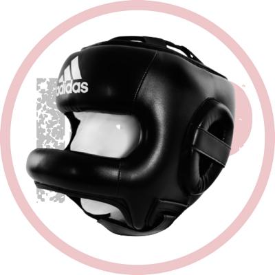 Шлем боксерский с бампером Adidas Pro Full Protection Boxing Headgear