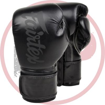 Боксерские перчатки Fairtex Solid BLACK BGV14